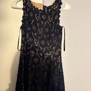 City Studio Navy Lace Kids Dress